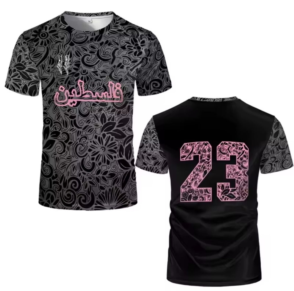 Maillot Concept Algérie - Rose / Noir / Blanc