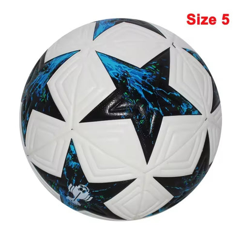 Ballon de foot Ligue des champions Rose / Blanc / Noir / Bleu Size 5