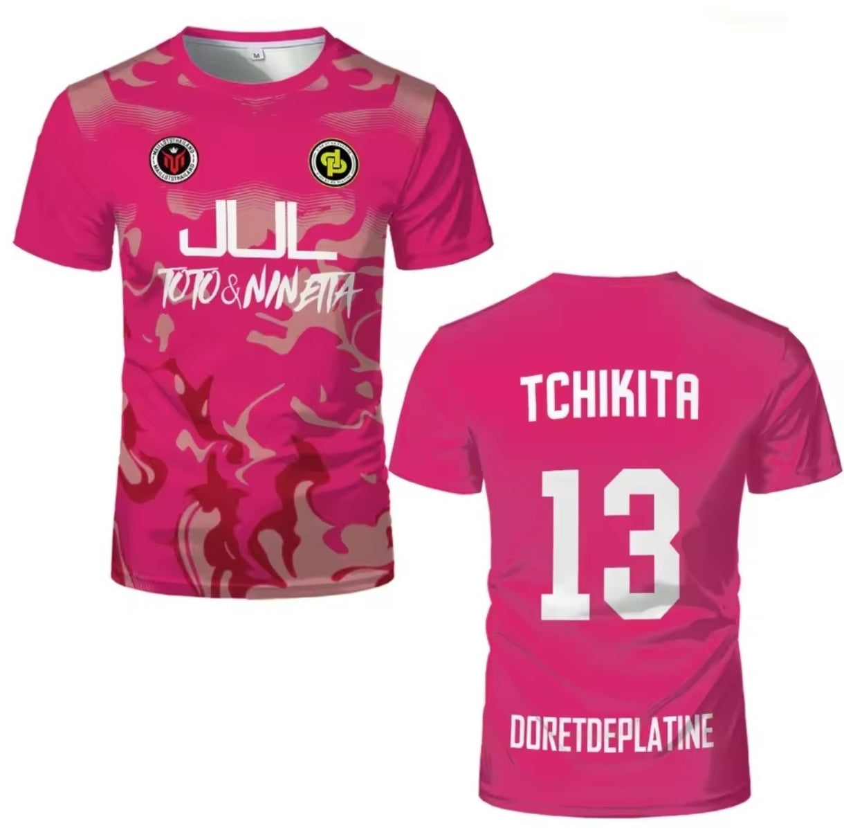 Maillot Jul Toto & Ninetta - Rose /  Blanc / Bleu / Noir / Orange