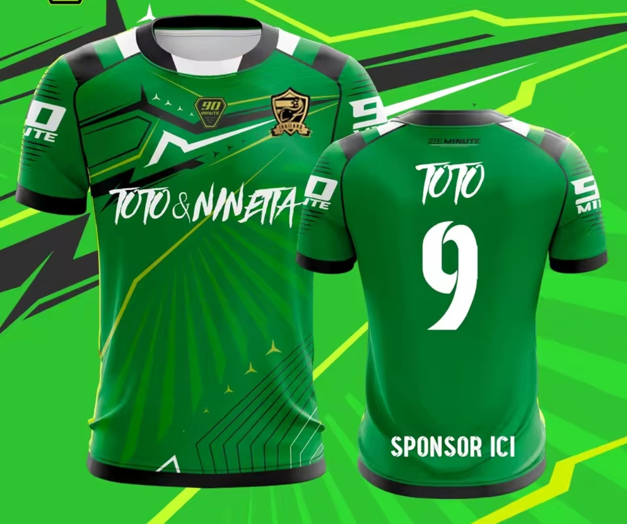 Maillot Jul Toto & Ninetta - Rose / Vert / Bleu / Blanc / Orange / Violet